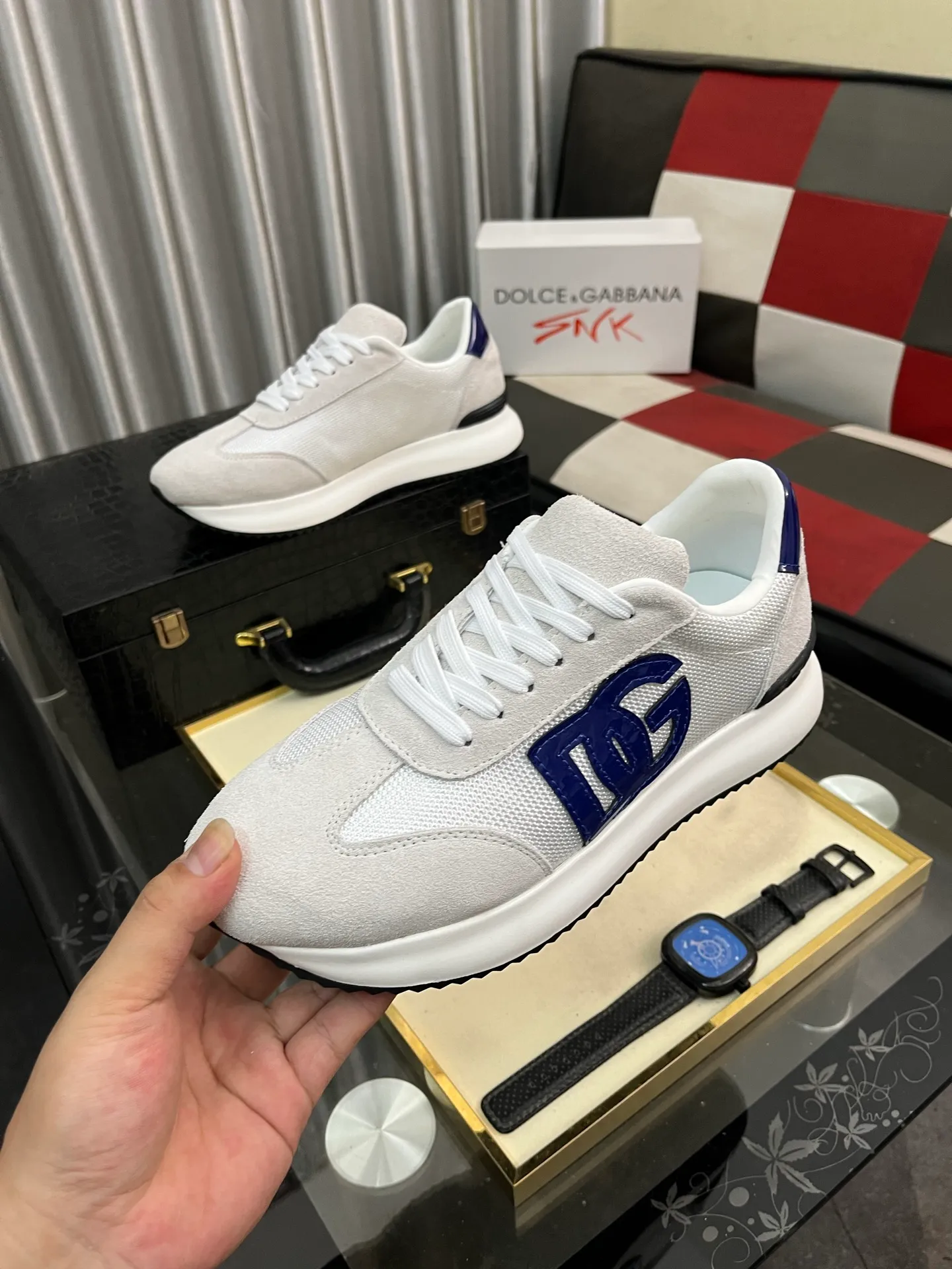 Men's shoes💰480⌚️⌚️【DG】Latest official website high-top casual, men's shoes original quality imported cowhide➕Yangli [Proud] In terms of materials and workmanship, it beats all versions on the market💕Highest quality shipments. Real photos, imported fabrics highlight the unique charm of the brand😘The shoelaces are also original custom-made👻Classic lace-up shoes, very comfortable on the feet, size 35-46